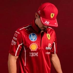 Scuderia Ferrari F1 Puma 2025 Charles Leclerc Driver Hat - Dark Cherry