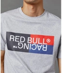 Red Bull Racing x Pepe Jeans - Men's Color Block Logo T-shirt - Marl Grey