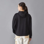 Mercedes AMG Petronas F1 Team Women's Oversized Logo Hoody - Black