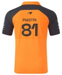 McLaren F1 Men's 2025 Oscar Piastri Polo Shirt - Papaya