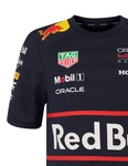 Red Bull Racing F1 Kid's 2025 Team T-Shirt - Navy