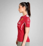 Scuderia Ferrari F1 Women's 2025 Team T-Shirt - Dark Cherry