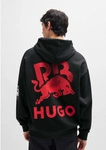 Visa Cash App RB F1 Team Men's Spray Logo Hoodie by HUGO