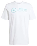 Mercedes AMG Petronas F1 adidas Men's Graphic DNA T-Shirt - White