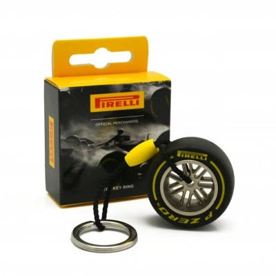 Pirelli Tyre Medium Yellow keyring