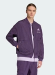 Mercedes AMG Petronas F1 adidas 2025 Men's Premium Woven Bomber - Purple