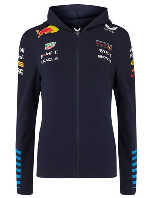 Red Bull Racing F1 Women's 2024 Team Full Zip Hoodie