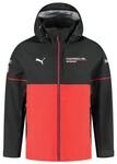 Porsche Motorsport Men's 2025 Team Rain Jacket - Black/Red