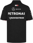 Mercedes AMG Petronas F1 Men's 2024 Team Polo Shirt - Black
