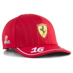 Scuderia Ferrari F1 Puma 2025 Charles Leclerc Driver Hat - Dark Cherry