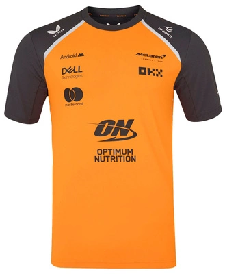 McLaren F1 2025 Men's Team T-Shirt - Papaya
