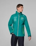 Aston Martin F1 Men's 2025 Team Rain Jacket - Green