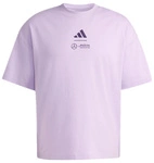 Mercedes AMG Petronas F1 adidas Men's Premium Woven T-Shirt - Purple