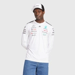 Mercedes AMG Petronas F1 adidas 2025 Men's Team Long Sleeve T-Shirt - White