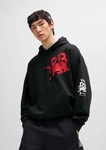 Visa Cash App RB F1 Team Men's Spray Logo Hoodie by HUGO