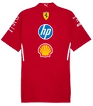 Scuderia Ferrari F1 Men's 2025 Team Short Sleeve Shirt - Dark Cherry