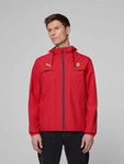 Scuderia Ferrari F1 Men's Rain Jacket - Dark Cherry