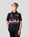 Red Bull Racing F1 Kid's 2025 Max Verstappen Polo Shirt - Navy