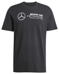 Mercedes AMG Petronas F1 adidas Men's Graphic DNA T-Shirt - Black