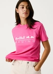 Red Bull Racing Women's Logo Print T-shirt - Deep Fuchsia