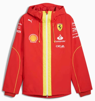 Scuderia Ferrari F1 Men's 2024 Team Pro Rain Jacket