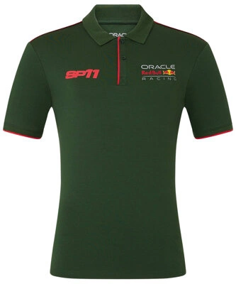 Red Bull Racing F1 Men's Sergio Perez Polo Shirt - Mountian View