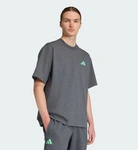 Mercedes AMG Petronas F1 adidas Men's Premium Sweat T-Shirt - Gray