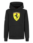 Scuderia Ferrari F1 Kid's Large Shield Hoodie - Black