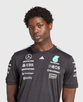 Mercedes AMG Petronas F1 adidas 2025 Men's Team Driver T-Shirt - Black