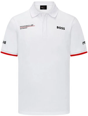 Porsche Motorsport Men's Team Polo Shirt - White