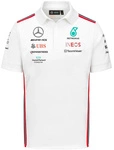 Mercedes AMG Petronas F1 Men's Team Polo Shirt - White