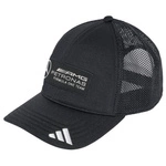Mercedes AMG Petronas F1 adidas 2025 Logo Trucker Cap - Black