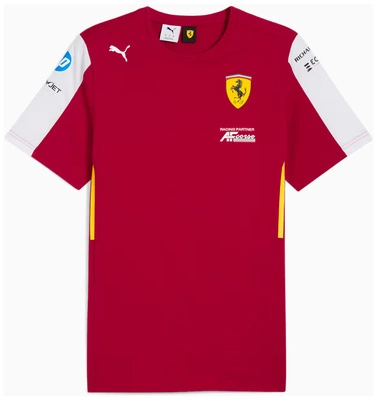 Ferrari AF Corse Hypercar Le Mans 2025 Men's T-Shirt - Dark Cherry