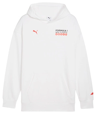 PUMA F1 Men's Drive to Survive Hoodie - White