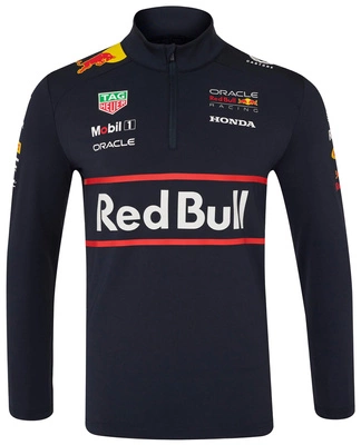 Red Bull Racing F1 Men's 2025 Team 1/4 Zip Midlayer - Navy