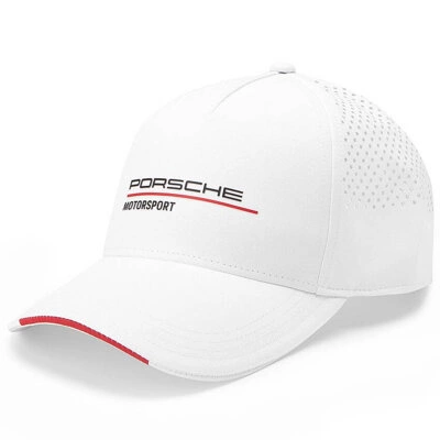 Porsche Motorsport Logo Baseball Cap - White