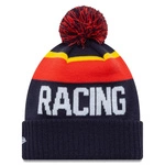 Red Bull Racing F1 New Era Wordmark Cuff Beanie Hat - Navy