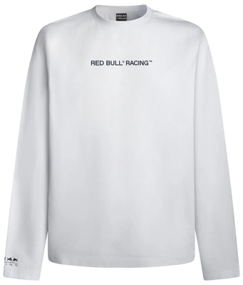 Red Bull Racing Men's Logo Long Sleeve T-shirt - White