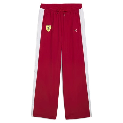 Scuderia Ferrari F1 Men's 2025 Driver's T7 Oversized Pants - Dark Cherry