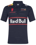 Red Bull Racing F1 Men's 2025 Max Verstappen Polo Shirt - Navy