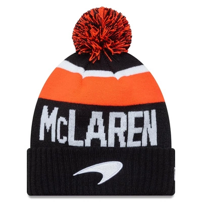 McLaren F1 Team New Era Knit Beanie Hat - Black