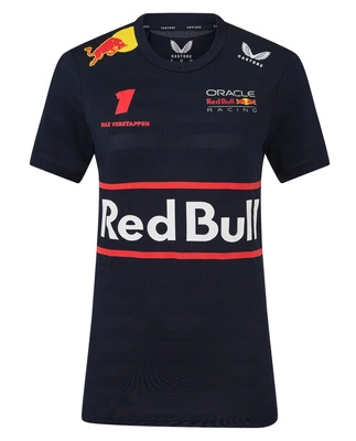 Red Bull Racing F1 Women's 2025 Max Verstappen T-Shirt - Navy
