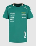 Aston Martin F1 Kids 2025 Lance Stroll T-shirt - Green