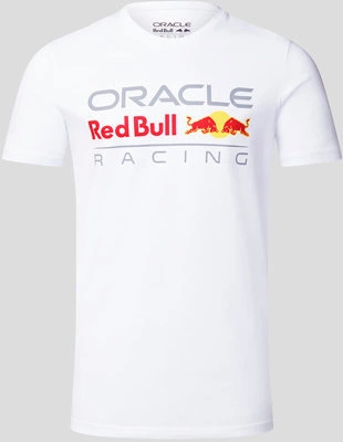 Red Bull Racing F1 Men's Large Logo T-Shirt - White