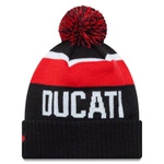 Ducati Corse New Era Logo Knit Beanie Hat - Black