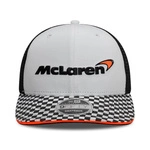 McLaren F1 Team New Era 9Fifty Checkered Visor Trucker Hat - White/Black
