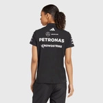 Mercedes AMG Petronas F1 adidas 2025 Women's Team Polo Shirt - Black