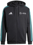 Mercedes AMG Petronas F1 adidas Men's DNA Zip Hoodie - Black