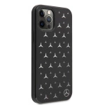 Mercedes-Benz Hard Case Silver Stars Pattern iPhone 12 / 12 Pro