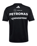 Mercedes AMG Petronas F1 adidas 2025 Kids Team Driver T-Shirt - Black
